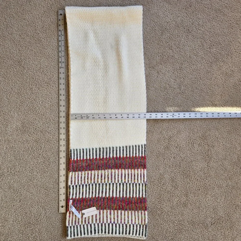 NWT Anthro Scarf Thick Colorful